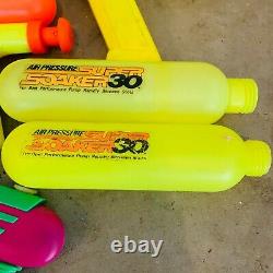 Vintage 1989 1990 Super Soaker Lot LARAMI 20 30 50 toy water guns