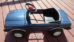 Vintage 1989 Mercedes 500SEL Pedal Car Ride On Metal- Beautiful Condition