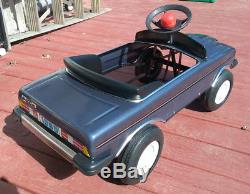 Vintage 1989 Mercedes 500SEL Pedal Car Ride On Metal- Beautiful Condition