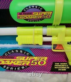 Vintage 1990 Larami Super Soaker 50 New in original Box