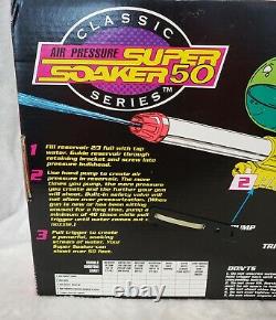 Vintage 1990 Larami Super Soaker 50 New in original Box