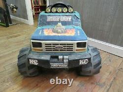 Vintage 1990 Power Wheels Bigfoot Big Foot Ford Monster Truck Ride On Toy