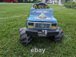 Vintage 1990 Power Wheels Super Bigfoot Ford 4x4x4 Monster Truck Works