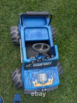 Vintage 1990 Power Wheels Super Bigfoot Ford 4x4x4 Monster Truck Works