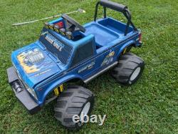 Vintage 1990 Power Wheels Super Bigfoot Ford 4x4x4 Monster Truck Works