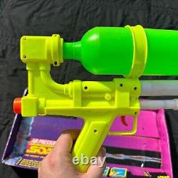 Vintage 1990s Larami Super Soaker 50 Air Pressure Water Gun Rare Green Read! Box