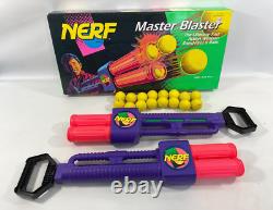 Vintage 1991 Kenner Tonka NERF Master Blasters with 16 Balls and Original Box