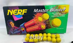Vintage 1991 Kenner Tonka NERF Master Blasters with 16 Balls and Original Box