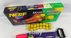 Vintage 1991 Kenner Tonka NERF Master Blasters with 16 Balls and Original Box