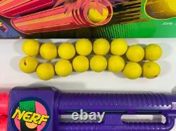 Vintage 1991 Kenner Tonka NERF Master Blasters with 16 Balls and Original Box