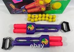 Vintage 1991 Kenner Tonka NERF Master Blasters with 16 Balls and Original Box