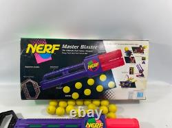 Vintage 1991 Kenner Tonka NERF Master Blasters with 16 Balls and Original Box