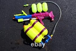 Vintage 1992 Larami Super Soaker 300 Water Gun with Backpack WORKS, Please READ