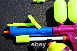 Vintage 1992 Larami Super Soaker 300 Water Gun with Backpack WORKS, Please READ