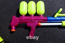 Vintage 1992 Larami Super Soaker 300 Water Gun with Backpack WORKS, Please READ
