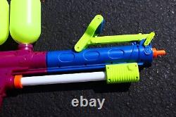 Vintage 1992 Larami Super Soaker 300 Water Gun with Backpack WORKS, Please READ