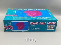 Vintage 1992 SUNCO Mirage Shell Lounge 72x60 Fantasy Inflatable Pool Float