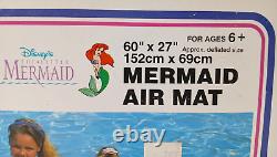 Vintage 1992 The Wet Set DISNEY'S THE LITTLE MERMAID Pool Raft Air Mattress NEW