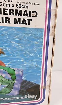 Vintage 1992 The Wet Set DISNEY'S THE LITTLE MERMAID Pool Raft Air Mattress NEW