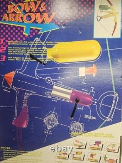 Vintage 1993 Larami Super Soaker Bow & Arrow Item #9893-0 Water Gun NOS in Box