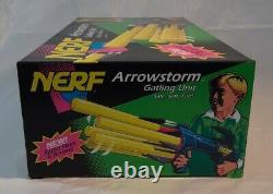 Vintage 1993 Nerf Arrowstorm Gatling Unit Gun Kenner Rare Brand New Open Box