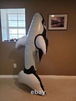 Vintage 1994 Intex the Wet Set 84 Inflatable Orca Whale Ride On