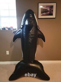 Vintage 1994 Intex the Wet Set 84 Inflatable Orca Whale Ride On