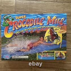 Vintage 1995 Empire Super Crocodile Mile Deluxe Water slide Splashdown Pool