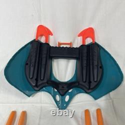 Vintage 1995 NERF Max Force Manta Ray Blaster Fully Functional With Ammo RARE
