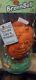Vintage 1995 Nick & Nerf Orange Brain Ball Football Nickelodeon w open container