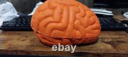 Vintage 1995 Nick & Nerf Orange Brain Ball Football Nickelodeon w open container