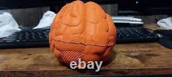 Vintage 1995 Nick & Nerf Orange Brain Ball Football Nickelodeon w open container