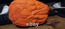 Vintage 1995 Nick & Nerf Orange Brain Ball Football Nickelodeon w open container