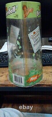 Vintage 1995 Nick & Nerf Orange Brain Ball Football Nickelodeon w open container