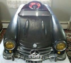 Vintage 1998 Children's Toystoys Mercedes Benz 300 Sl Black Italian Pedal Car