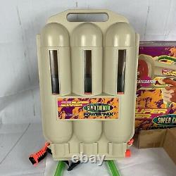 Vintage 1998 Larami Super Soaker Charger Power Pak Water Squirt Gun Backpack