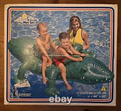 Vintage 1999 Intex The Wet Set GATOR & DOLPHIN RIDE-ON Inflatables BRAND NEW