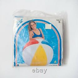 Vintage 1999 Intex Wet Set 48 Jumbo Beach Ball Vinyl Inflatable Sealed