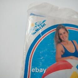 Vintage 1999 Intex Wet Set 48 Jumbo Beach Ball Vinyl Inflatable Sealed