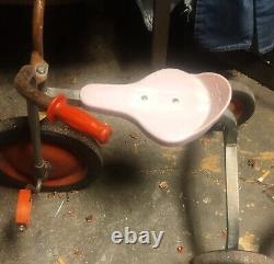 Vintage 24 Angeles Tricycle-Sturdy Steel Frame-Solid Rubber Tires-1960s