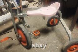 Vintage 24 Angeles Tricycle-Sturdy Steel Frame-Solid Rubber Tires-1960s