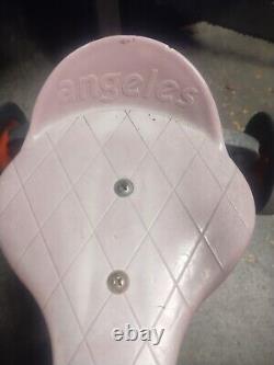 Vintage 24 Angeles Tricycle-Sturdy Steel Frame-Solid Rubber Tires-1960s