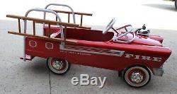 Vintage 50's 60's Murray Fire Truck Pedal Car