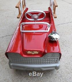 Vintage 50's 60's Murray Fire Truck Pedal Car