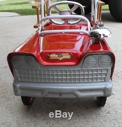 Vintage 50's 60's Murray Fire Truck Pedal Car