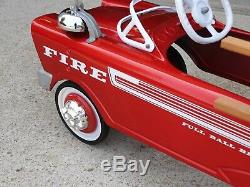 Vintage 50's 60's Murray Fire Truck Pedal Car