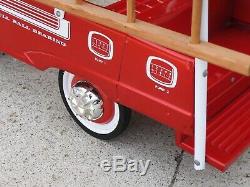 Vintage 50's 60's Murray Fire Truck Pedal Car