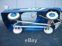 Vintage 50's Era All Original Midwest Sportster Pedal Car Original Owner Nice