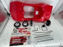 Vintage 60's Empire Toys 68 69 Stingray 427 Corvette Pedal Car PARTS Decals #2