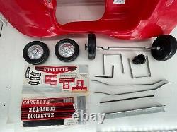 Vintage 60's Empire Toys 68 69 Stingray 427 Corvette Pedal Car PARTS Decals #2